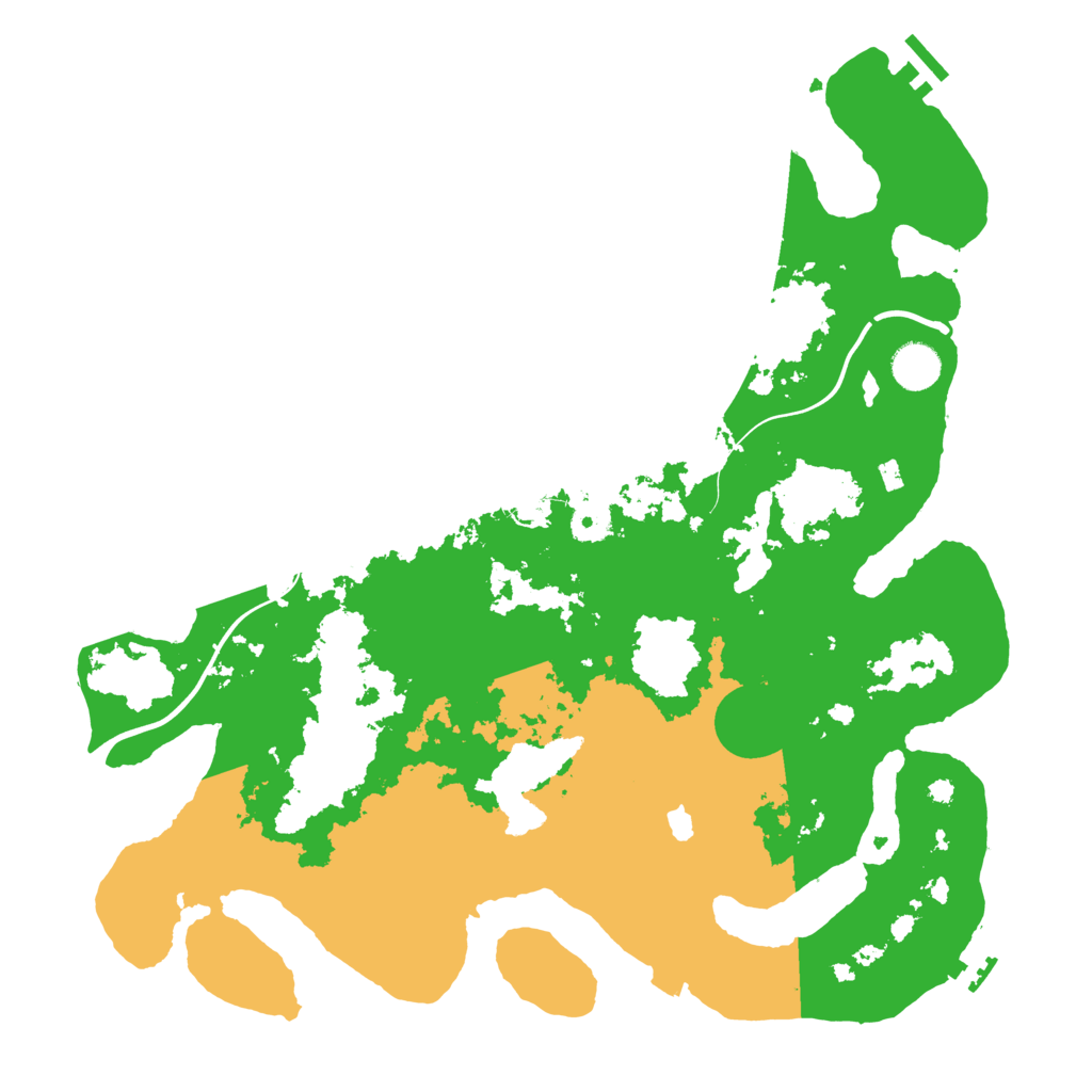 Biome Rust Map: Procedural Map, Size: 4000, Seed: 620541923