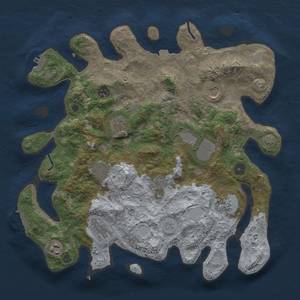 Thumbnail Rust Map: Procedural Map, Size: 3750, Seed: 678815243, 17 Monuments