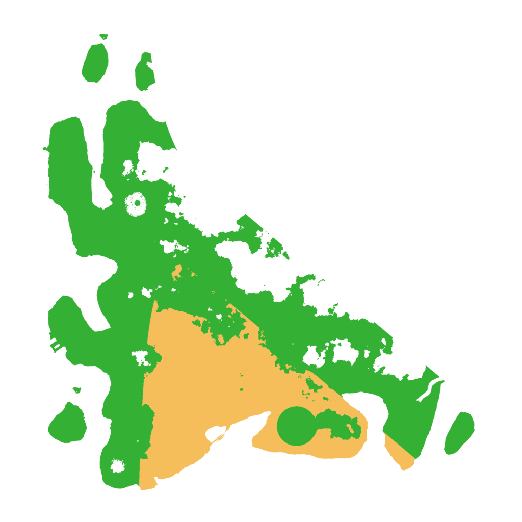 Biome Rust Map: Procedural Map, Size: 3500, Seed: 1152521331