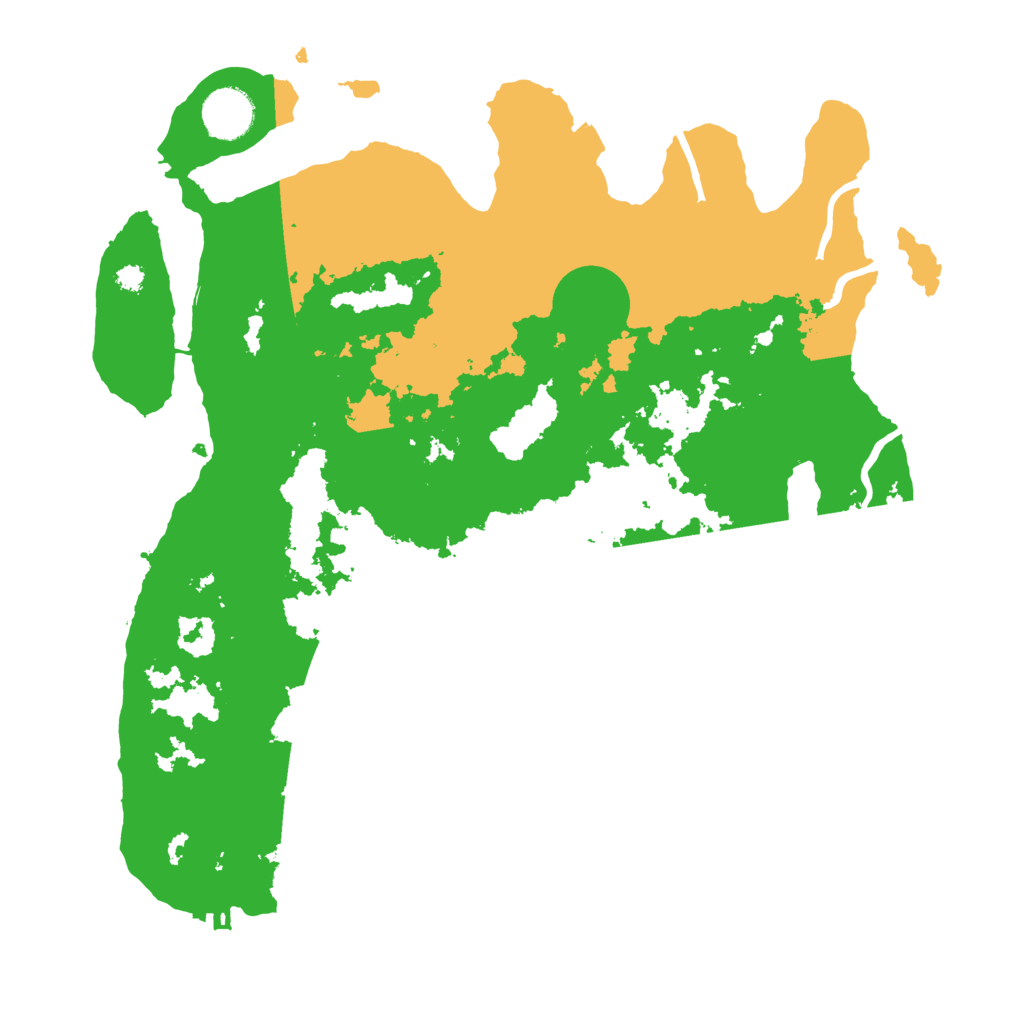 Biome Rust Map: Procedural Map, Size: 3500, Seed: 452395287