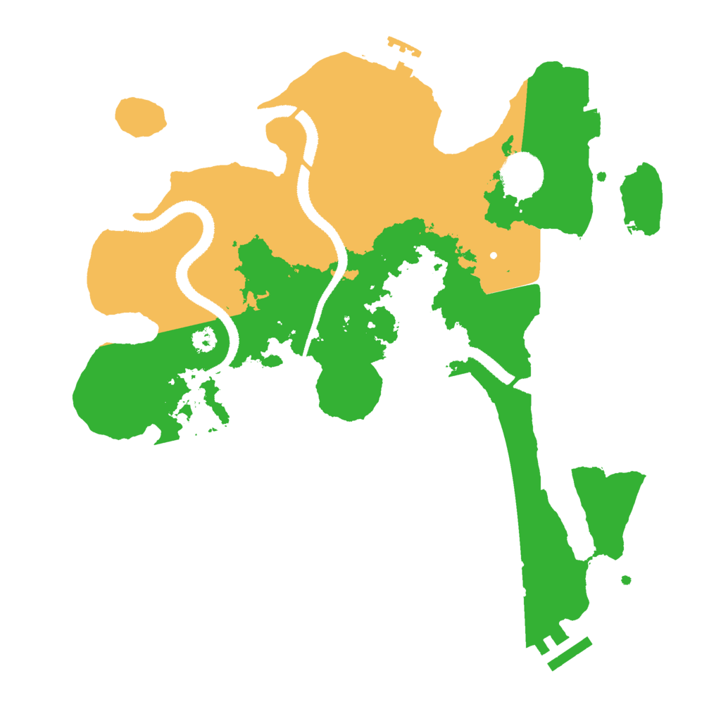 Biome Rust Map: Procedural Map, Size: 3000, Seed: 684817543