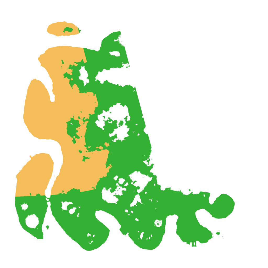 Biome Rust Map: Procedural Map, Size: 3600, Seed: 7853970