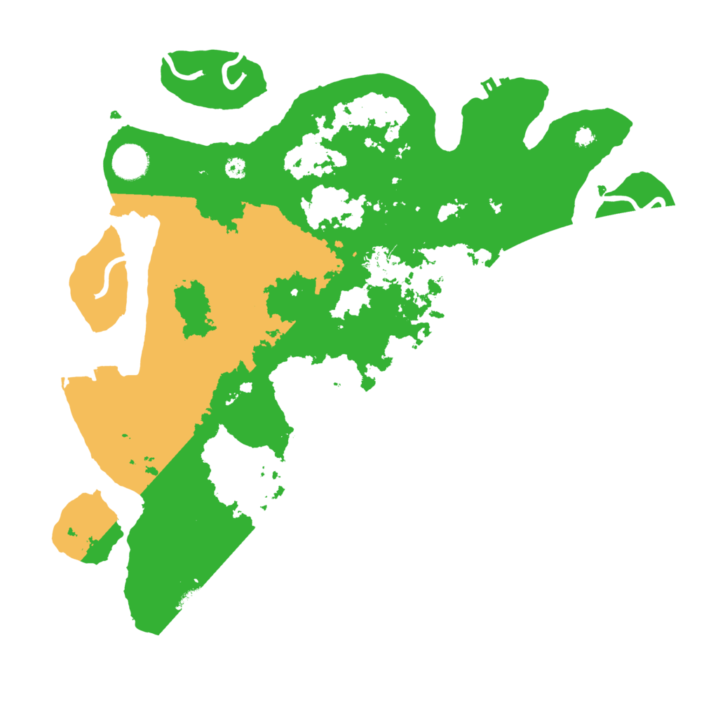 Biome Rust Map: Procedural Map, Size: 3500, Seed: 822247288