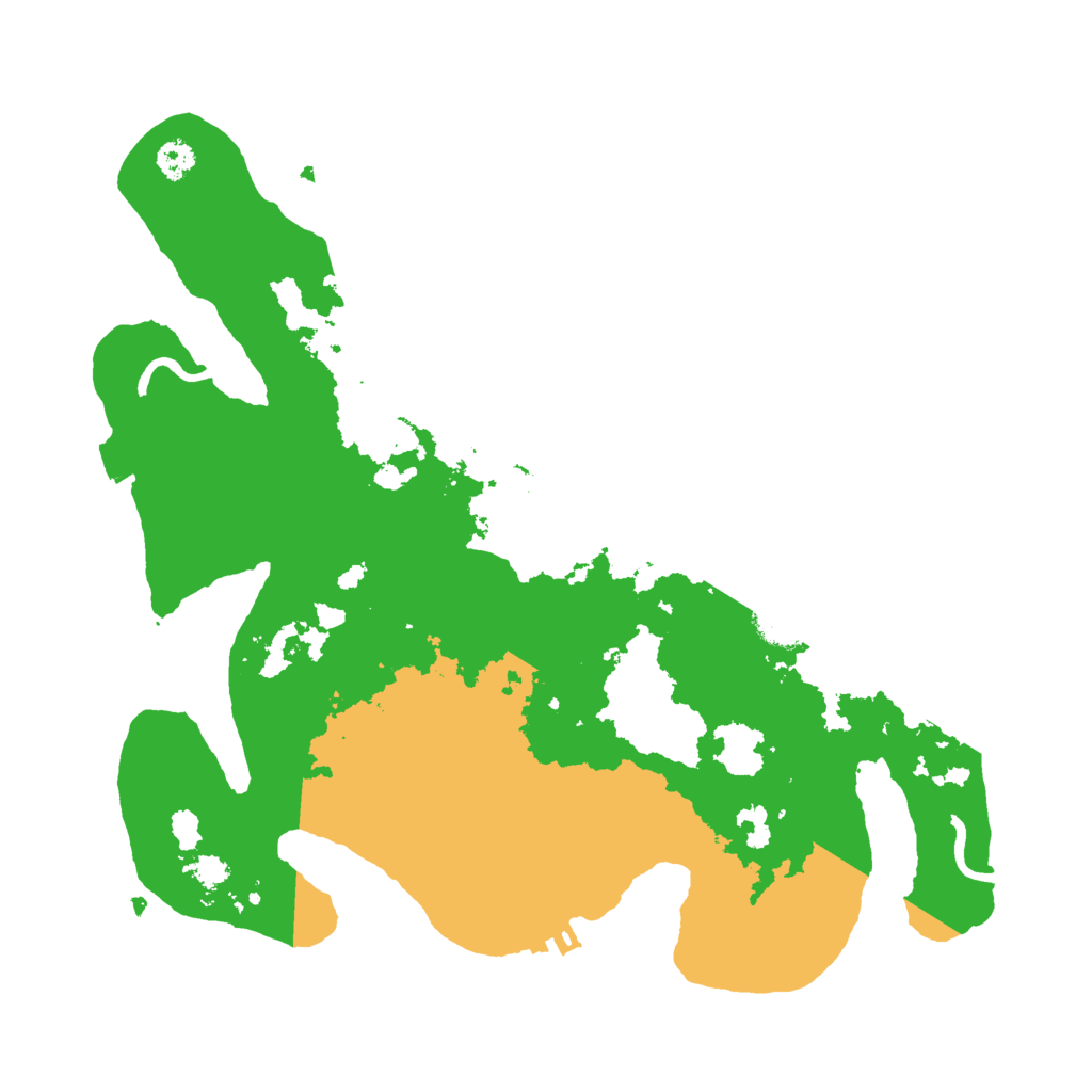 Biome Rust Map: Procedural Map, Size: 3000, Seed: 2019817228