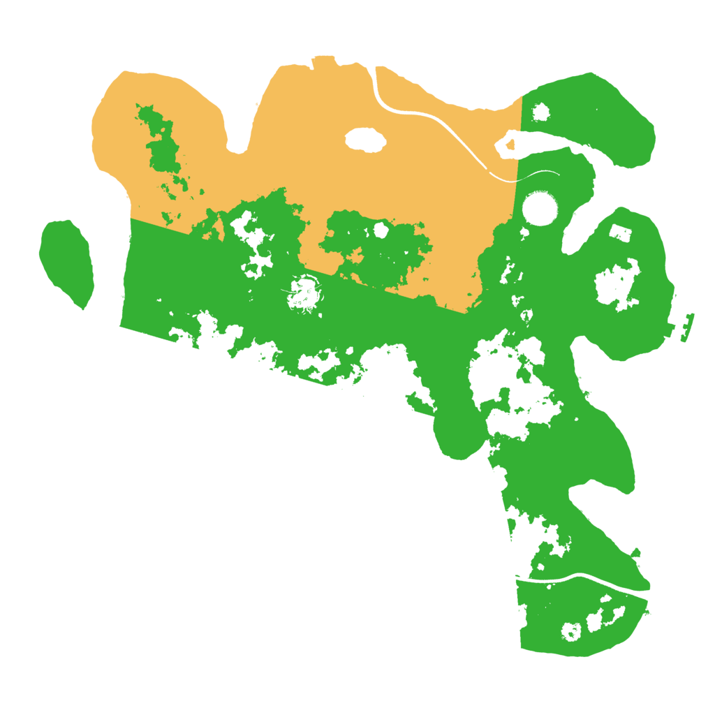Biome Rust Map: Procedural Map, Size: 3630, Seed: 2147483647