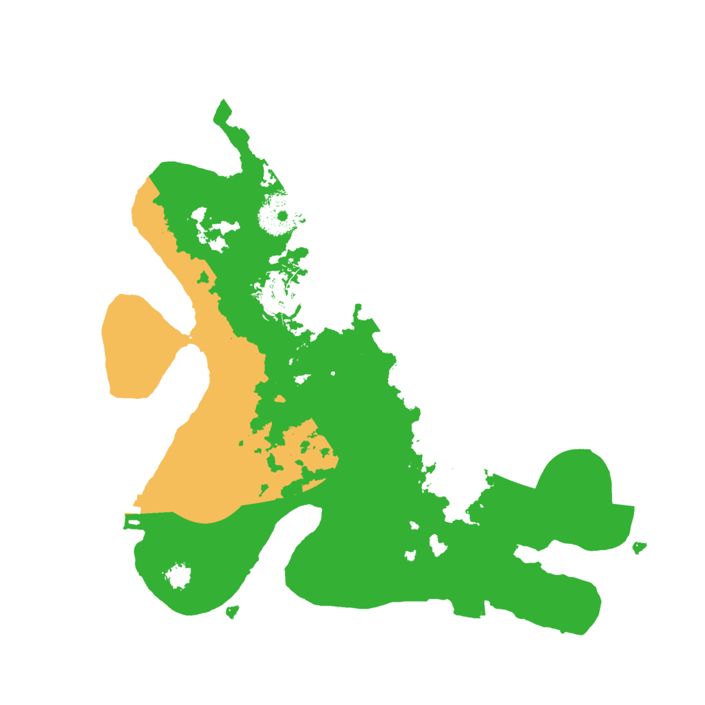 Biome Rust Map: Procedural Map, Size: 2600, Seed: 707028179