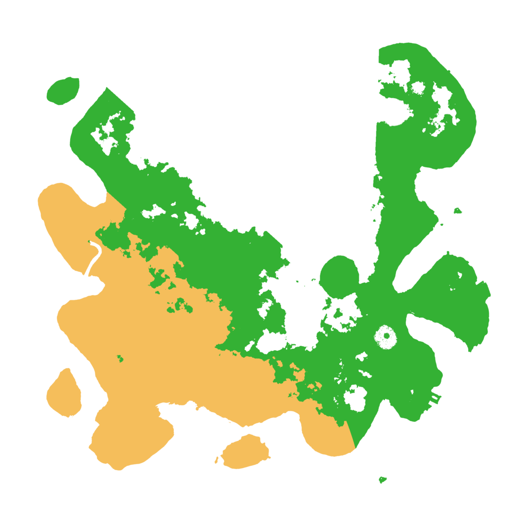 Biome Rust Map: Procedural Map, Size: 3500, Seed: 1865874513