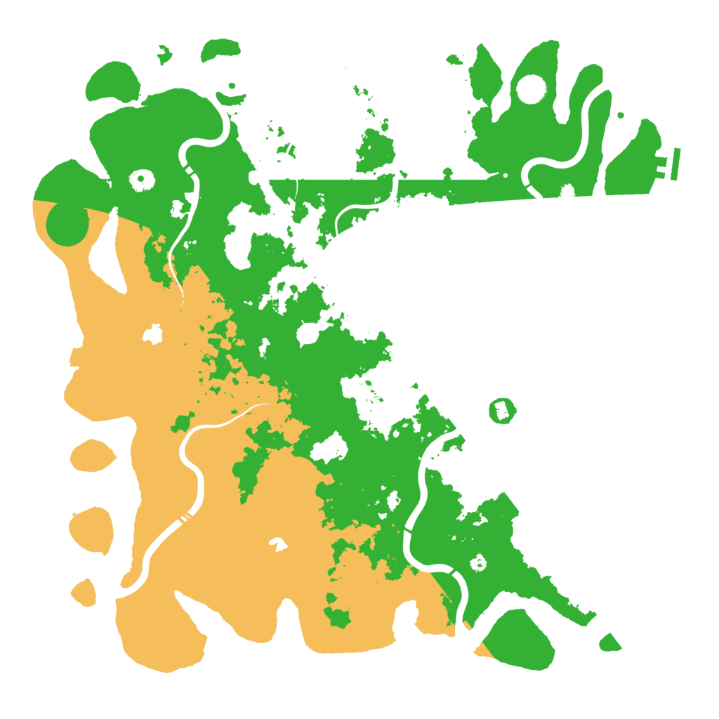 Biome Rust Map: Procedural Map, Size: 4500, Seed: 892490834