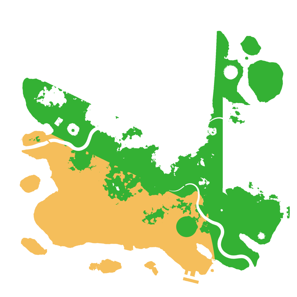 Biome Rust Map: Procedural Map, Size: 3800, Seed: 7365899