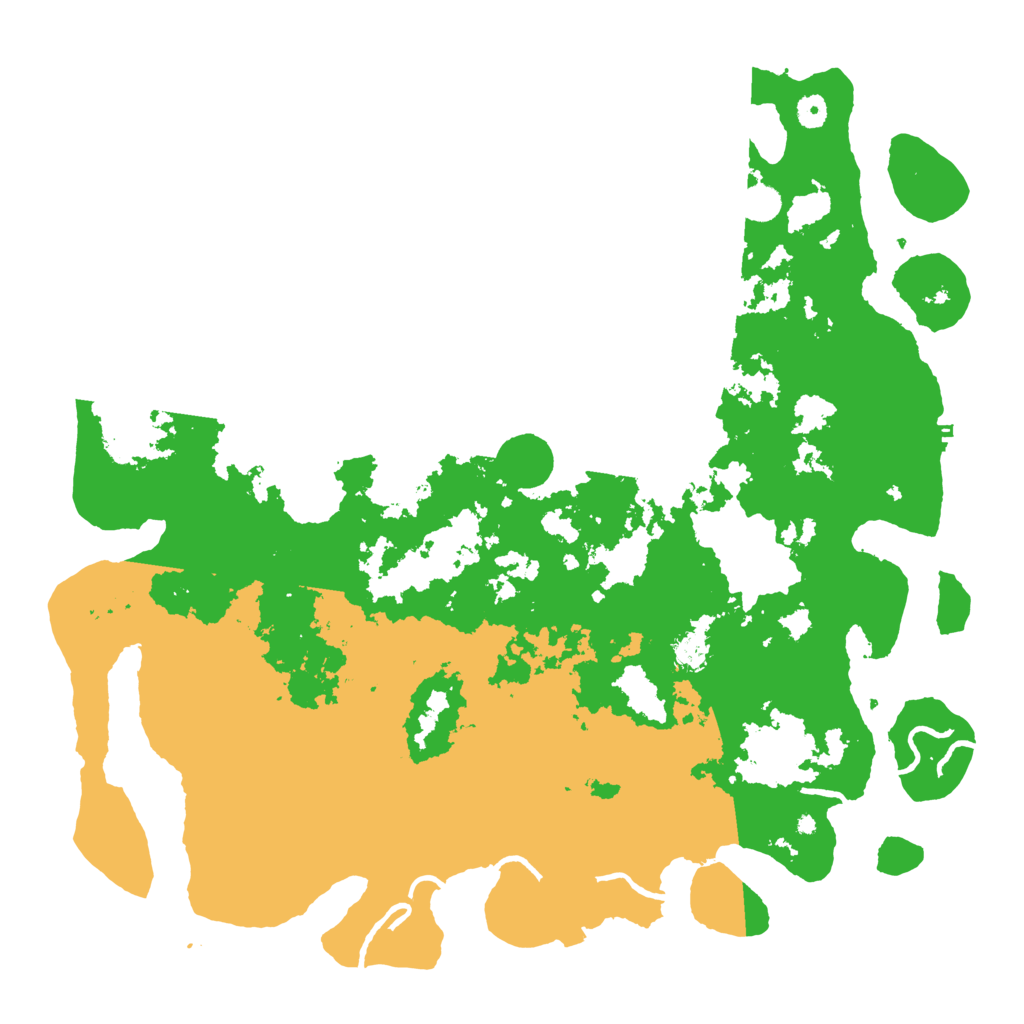 Biome Rust Map: Procedural Map, Size: 5000, Seed: 534836