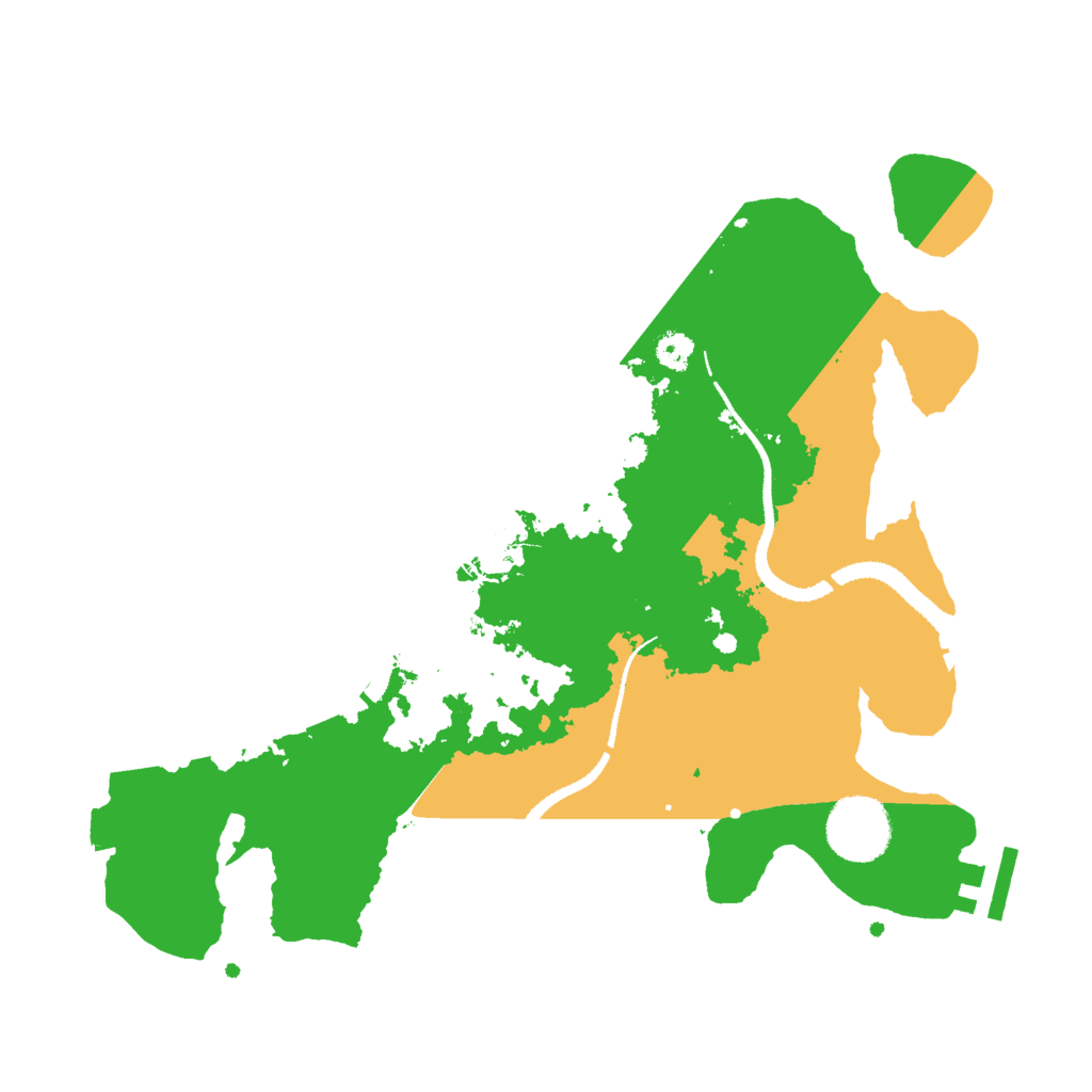 Biome Rust Map: Procedural Map, Size: 3000, Seed: 1894412158