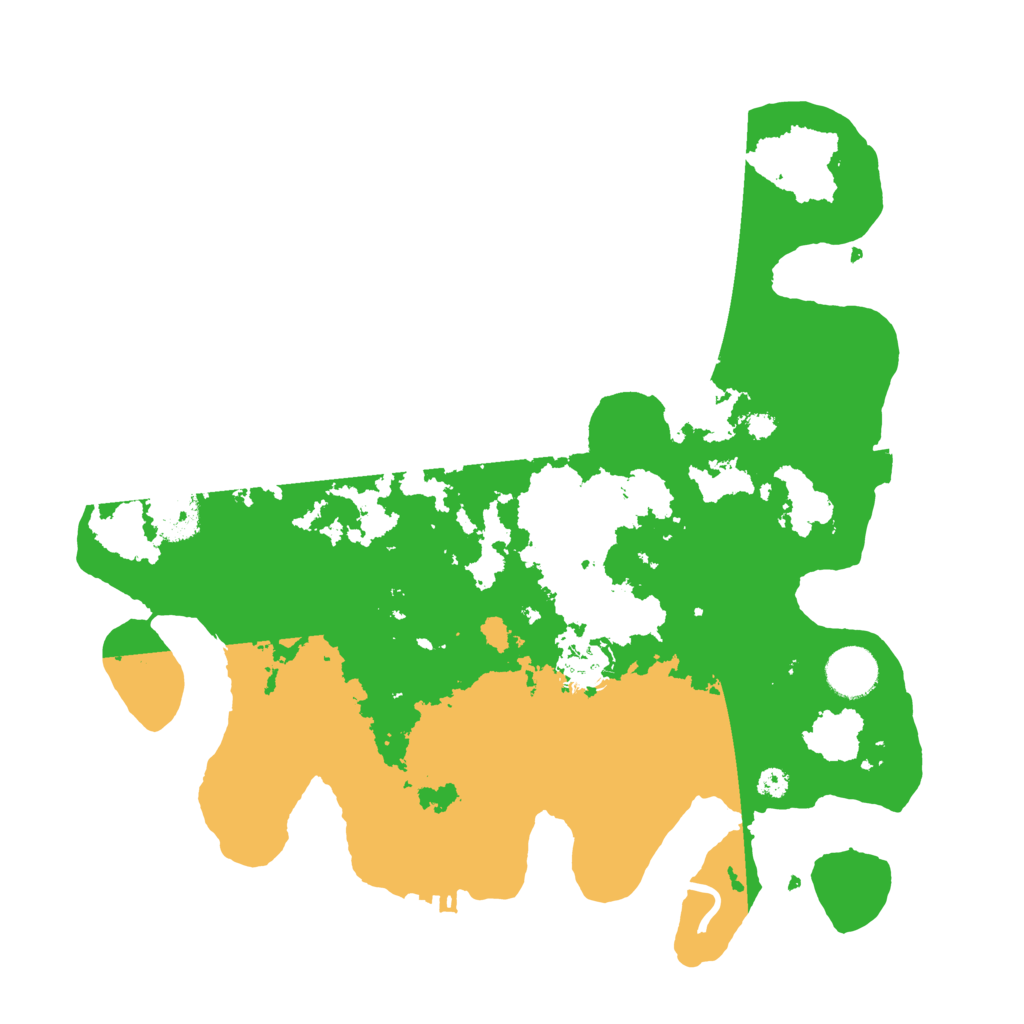 Biome Rust Map: Procedural Map, Size: 3500, Seed: 417845661