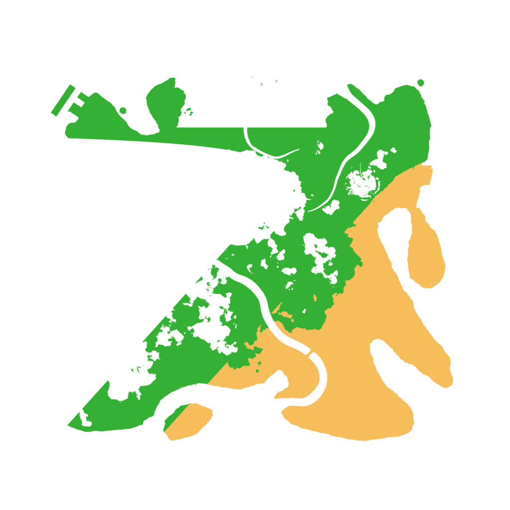 Biome Rust Map: Procedural Map, Size: 3000, Seed: 378431309