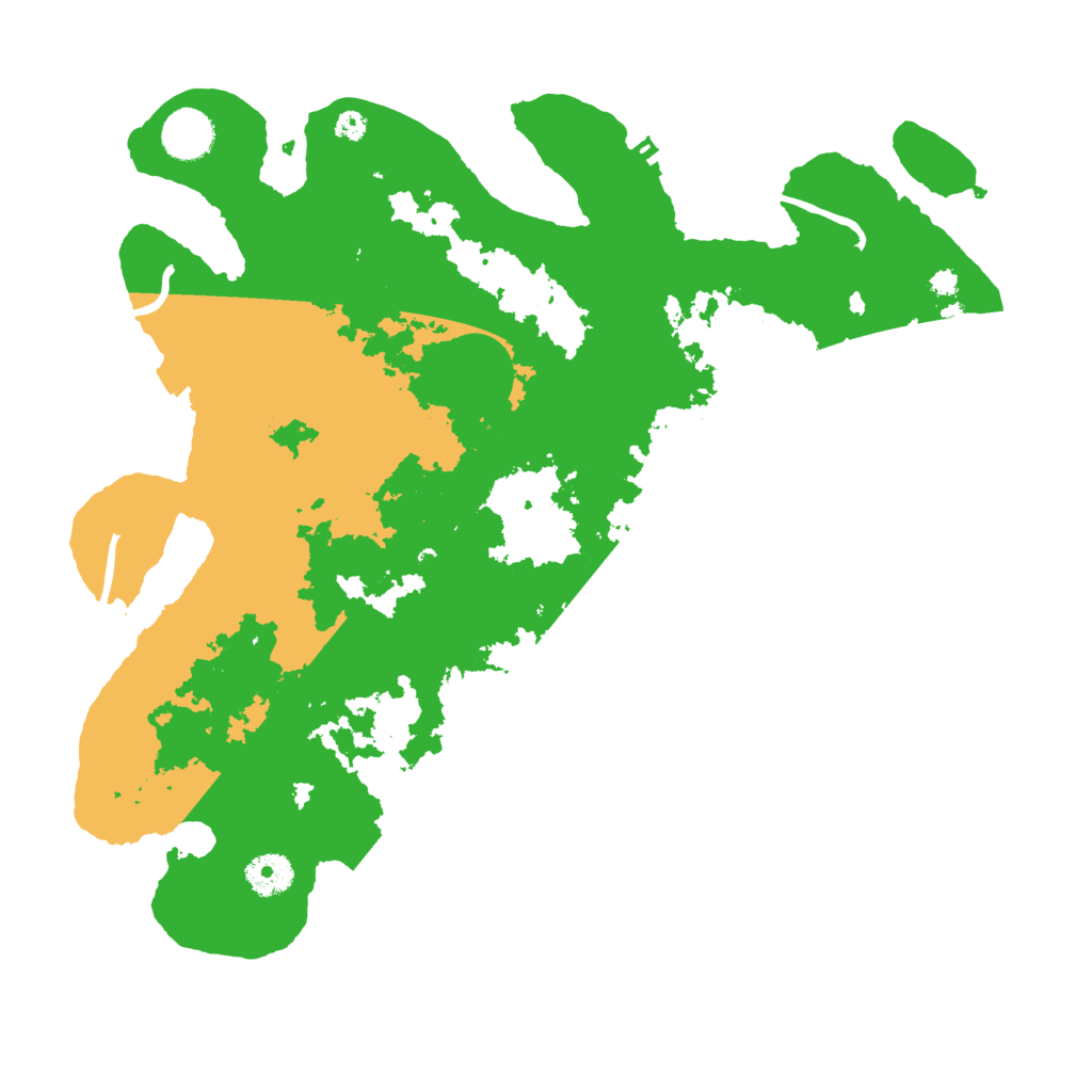 Biome Rust Map: Procedural Map, Size: 3700, Seed: 1042094664