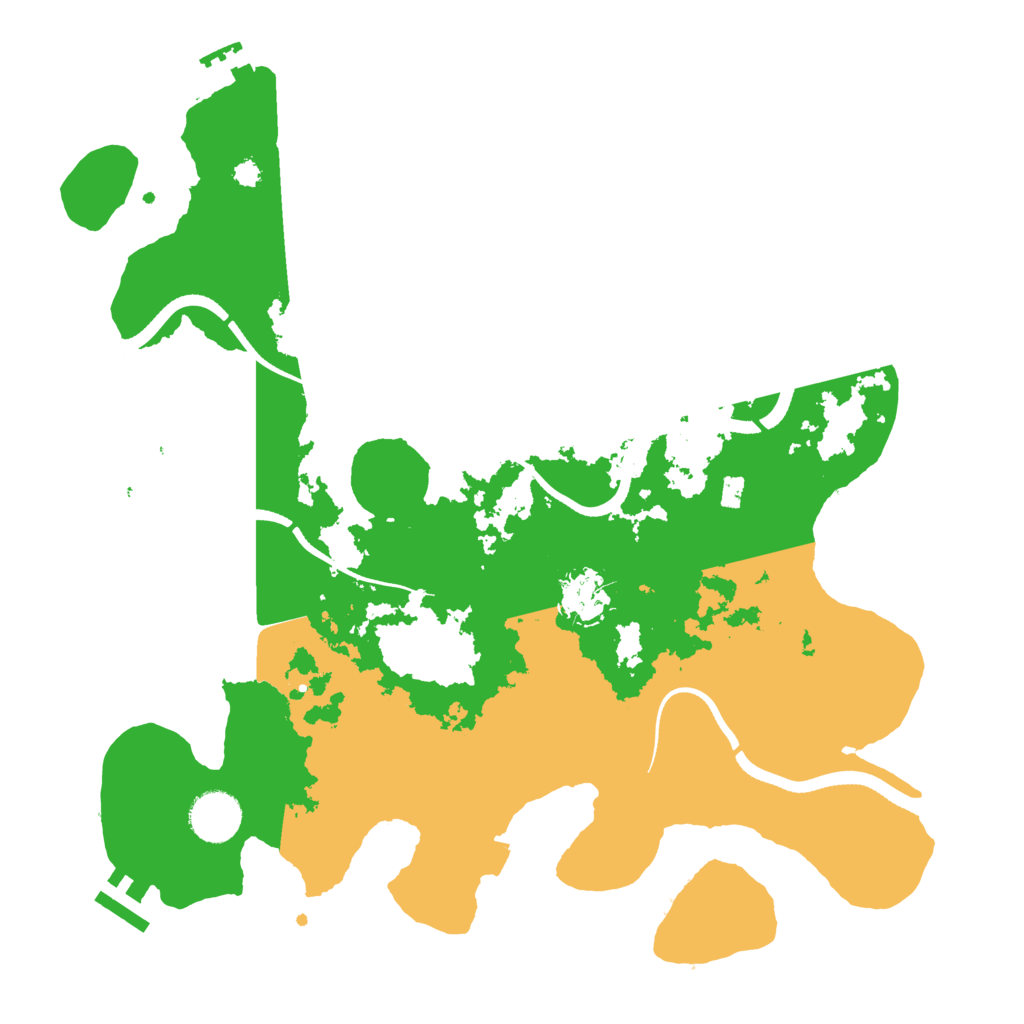 Biome Rust Map: Procedural Map, Size: 3500, Seed: 822849536