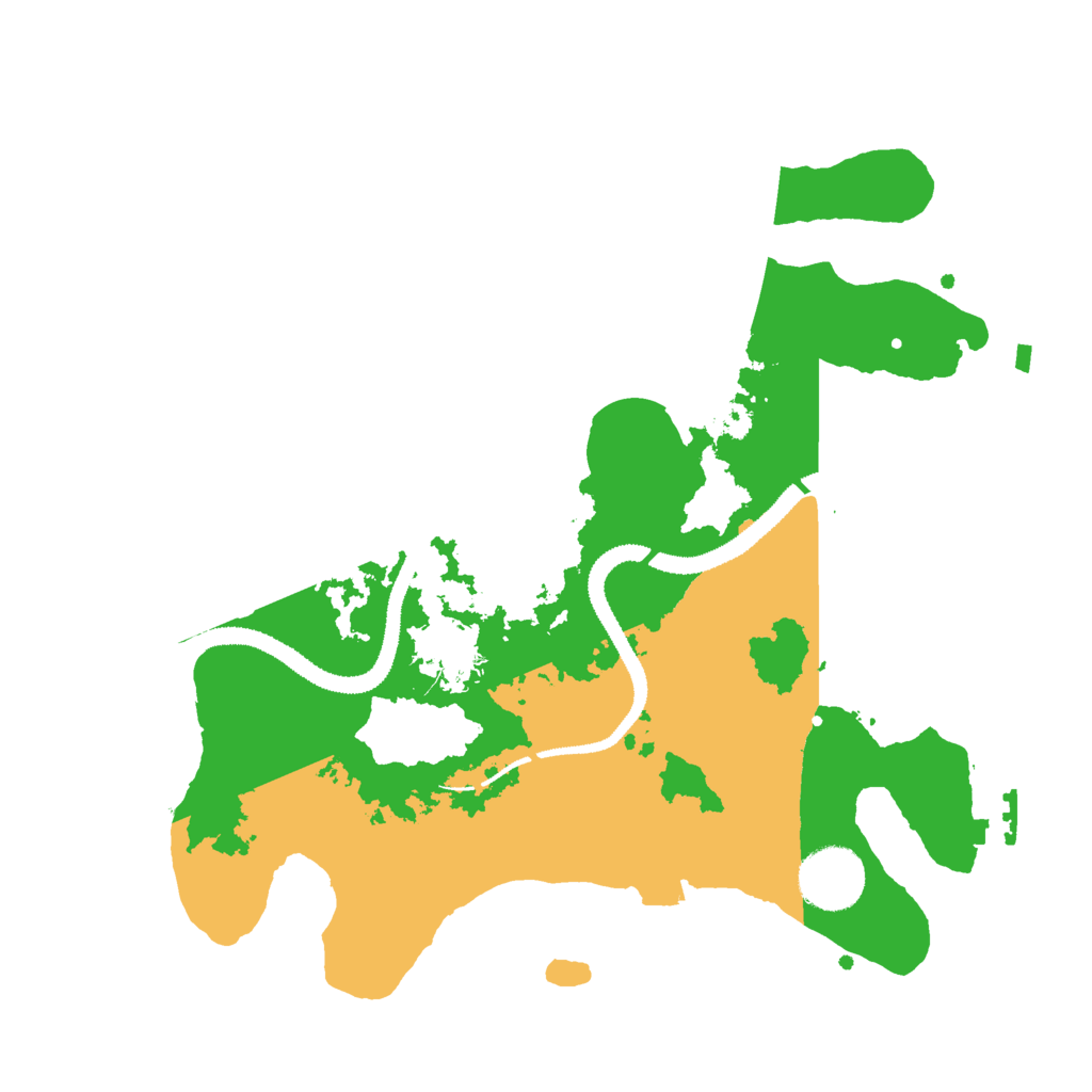 Biome Rust Map: Procedural Map, Size: 3000, Seed: 139