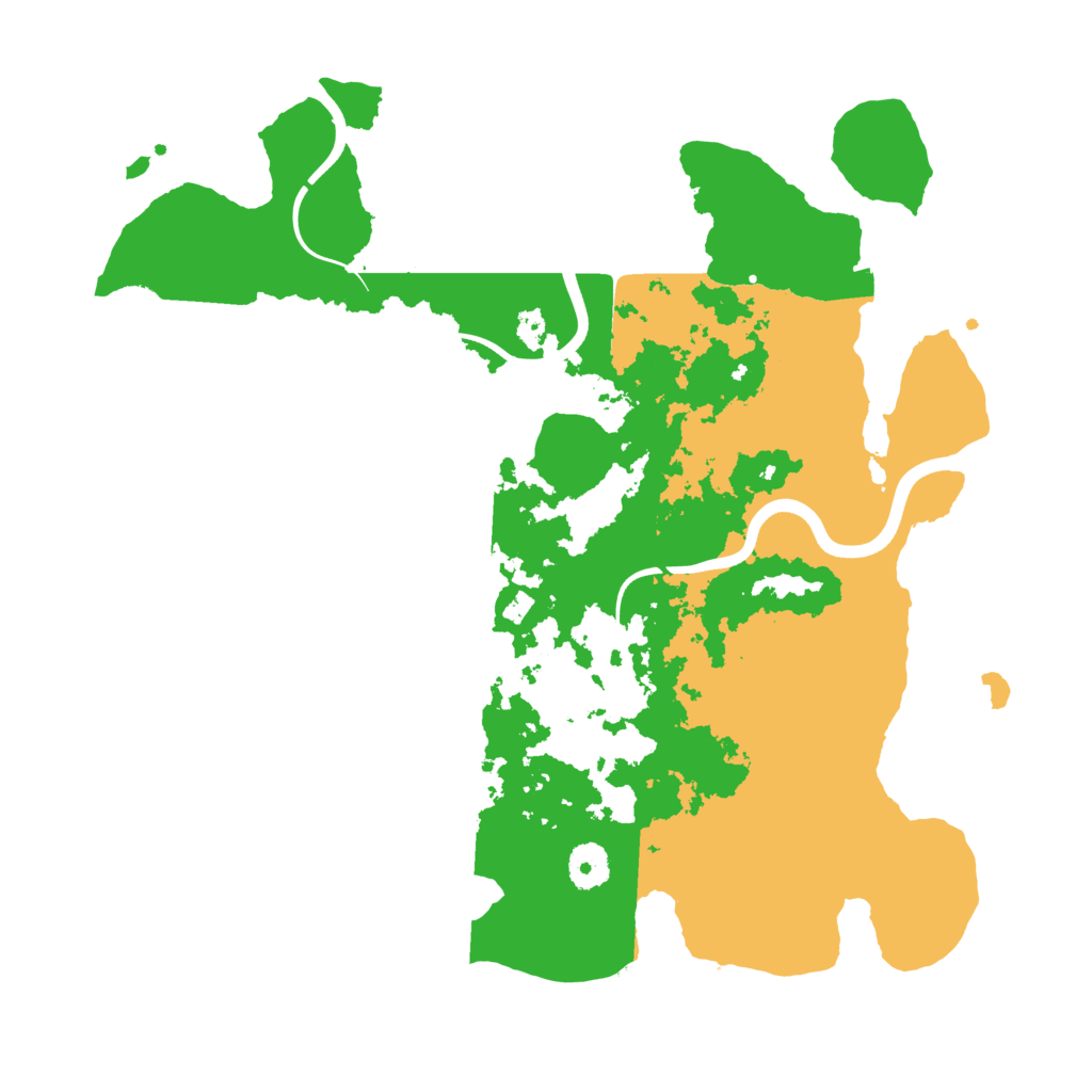 Biome Rust Map: Procedural Map, Size: 3750, Seed: 21410136