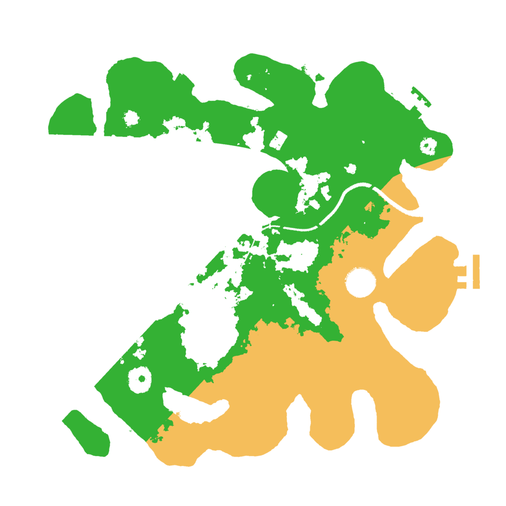 Biome Rust Map: Procedural Map, Size: 3000, Seed: 78342