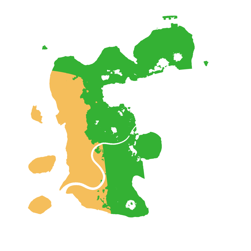 Biome Rust Map: Procedural Map, Size: 2600, Seed: 1526647832