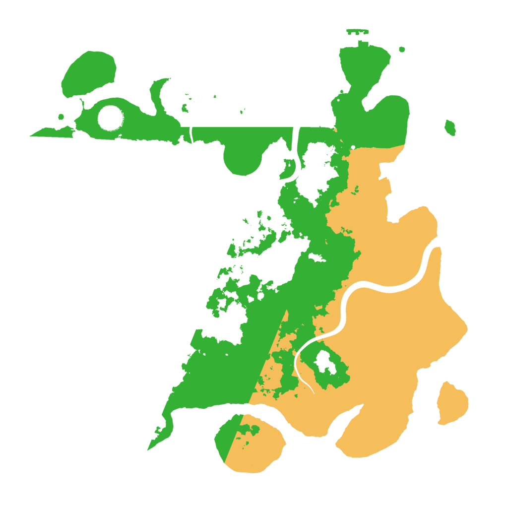 Biome Rust Map: Procedural Map, Size: 3500, Seed: 547648669
