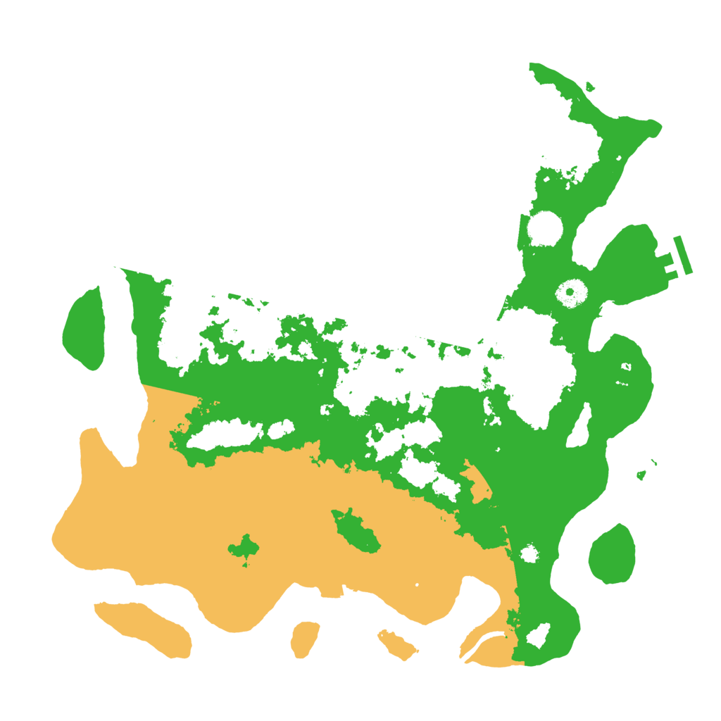 Biome Rust Map: Procedural Map, Size: 3700, Seed: 1200