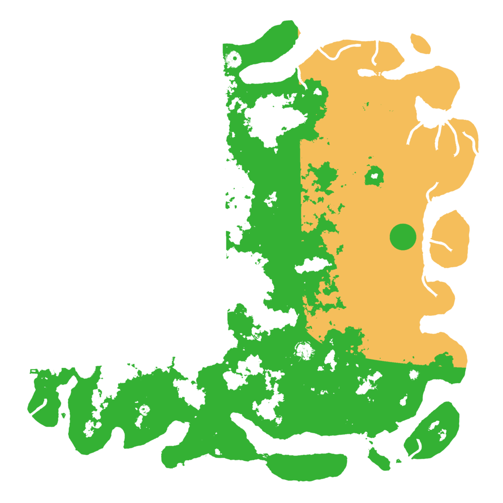 Biome Rust Map: Procedural Map, Size: 5000, Seed: 481279619