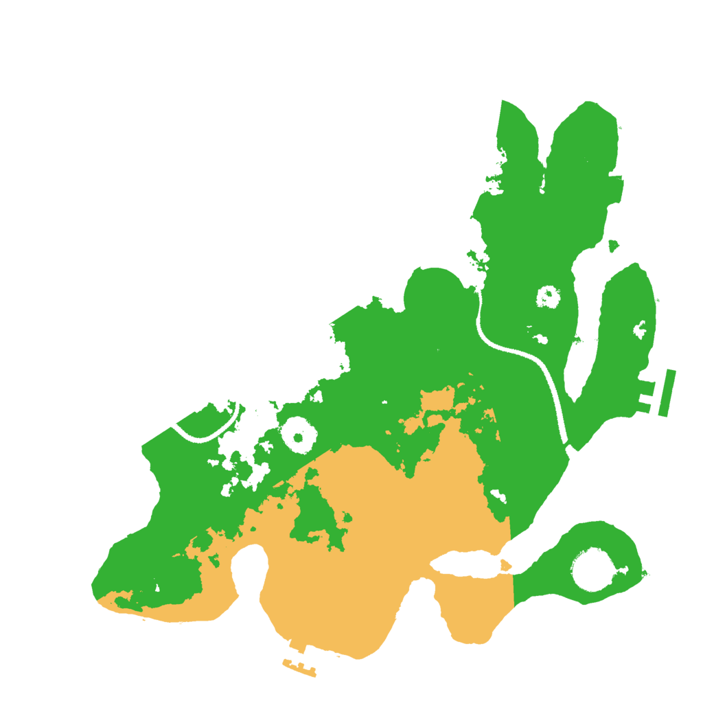 Biome Rust Map: Procedural Map, Size: 3000, Seed: 617376295