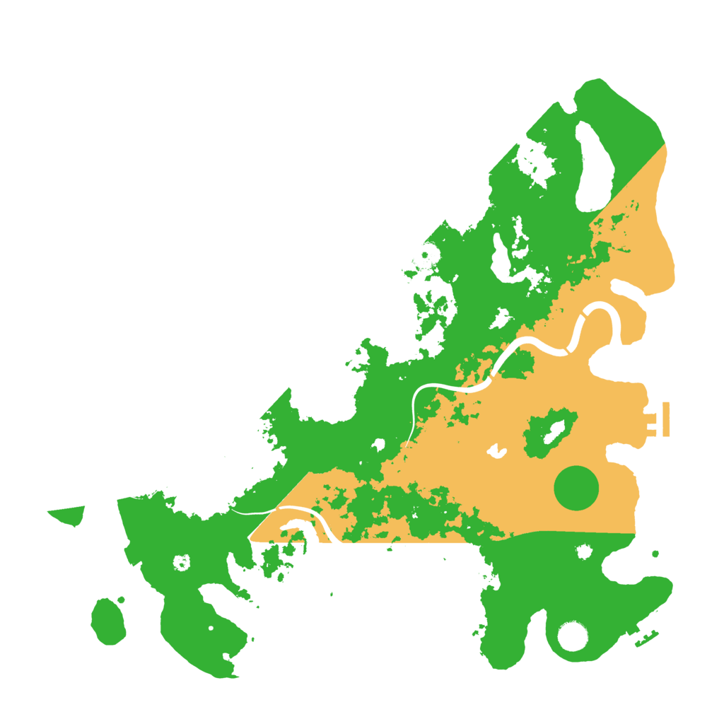 Biome Rust Map: Procedural Map, Size: 4250, Seed: 34061406