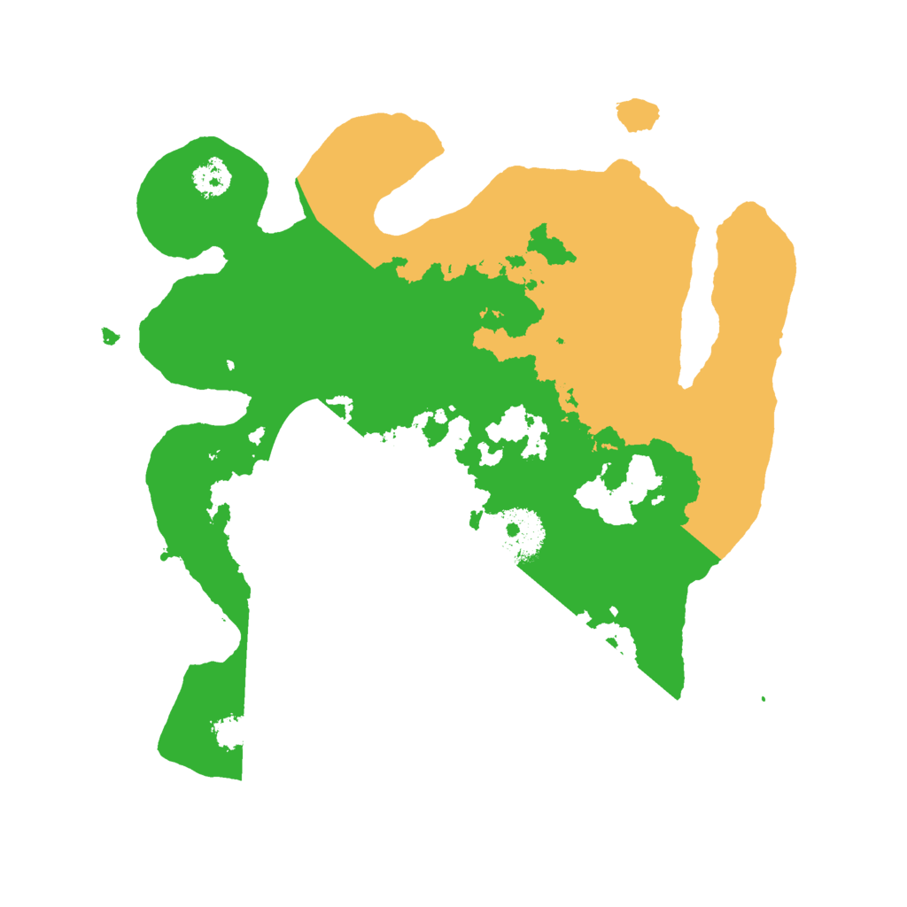 Biome Rust Map: Procedural Map, Size: 2500, Seed: 711819350