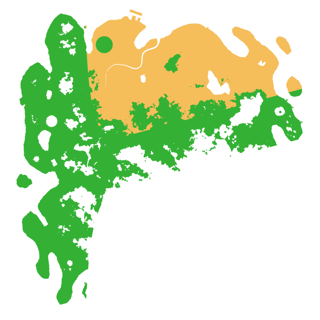 Biome Rust Map: Procedural Map, Size: 5000, Seed: 69469669