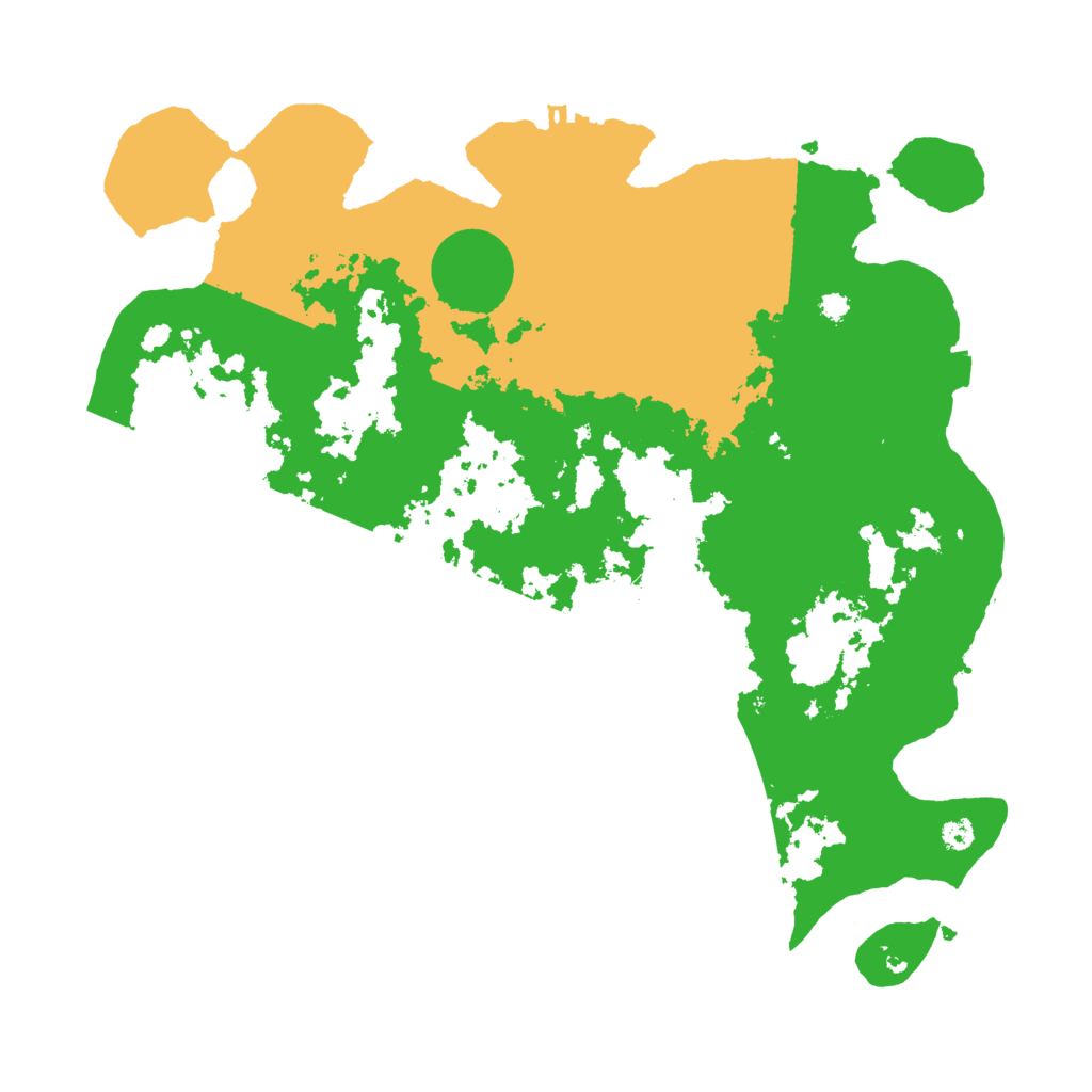 Biome Rust Map: Procedural Map, Size: 3500, Seed: 812941972