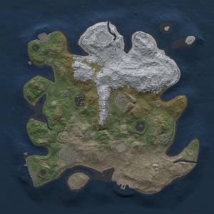 Thumbnail Rust Map: Procedural Map, Size: 3027, Seed: 13825, 11 Monuments