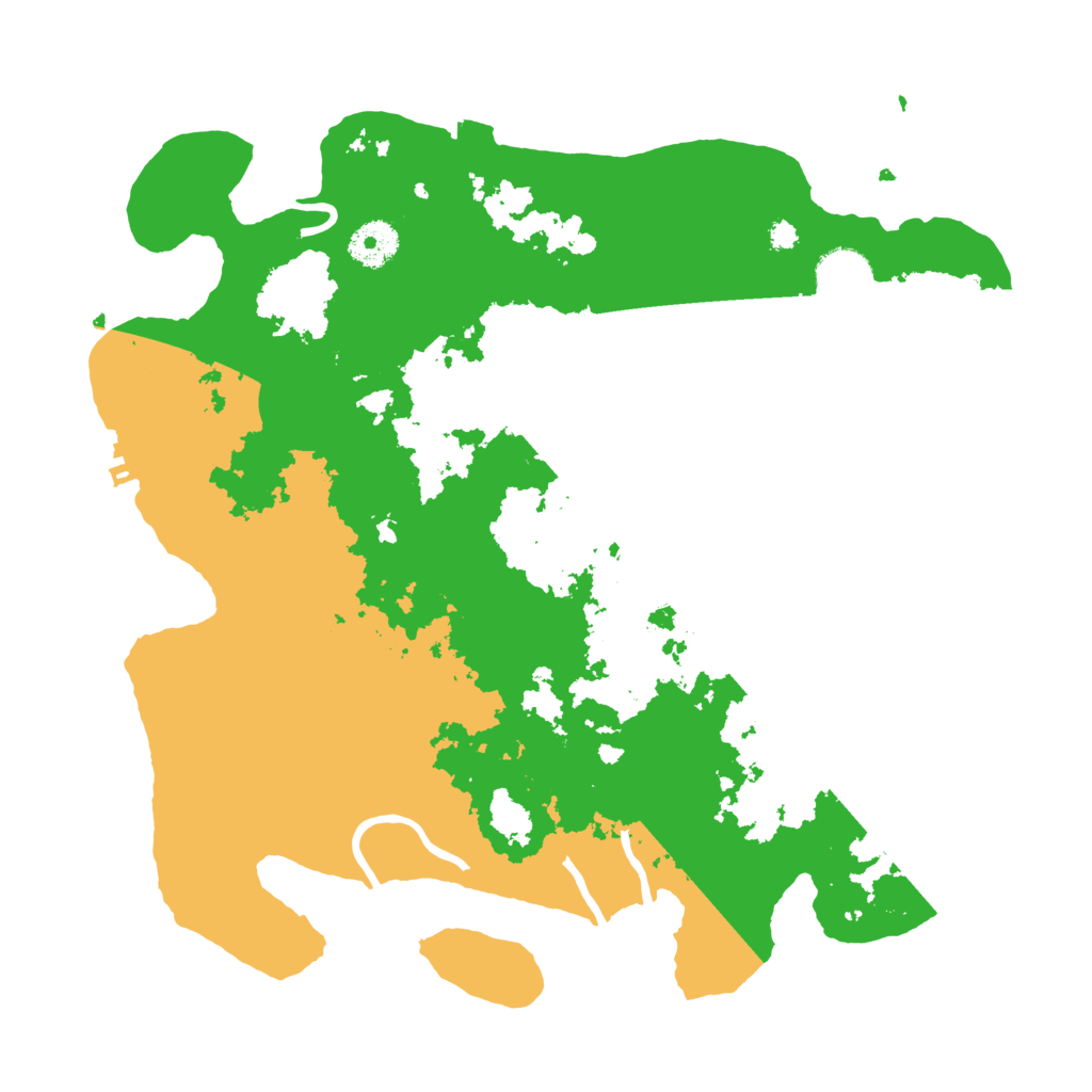 Biome Rust Map: Procedural Map, Size: 3500, Seed: 1996821649