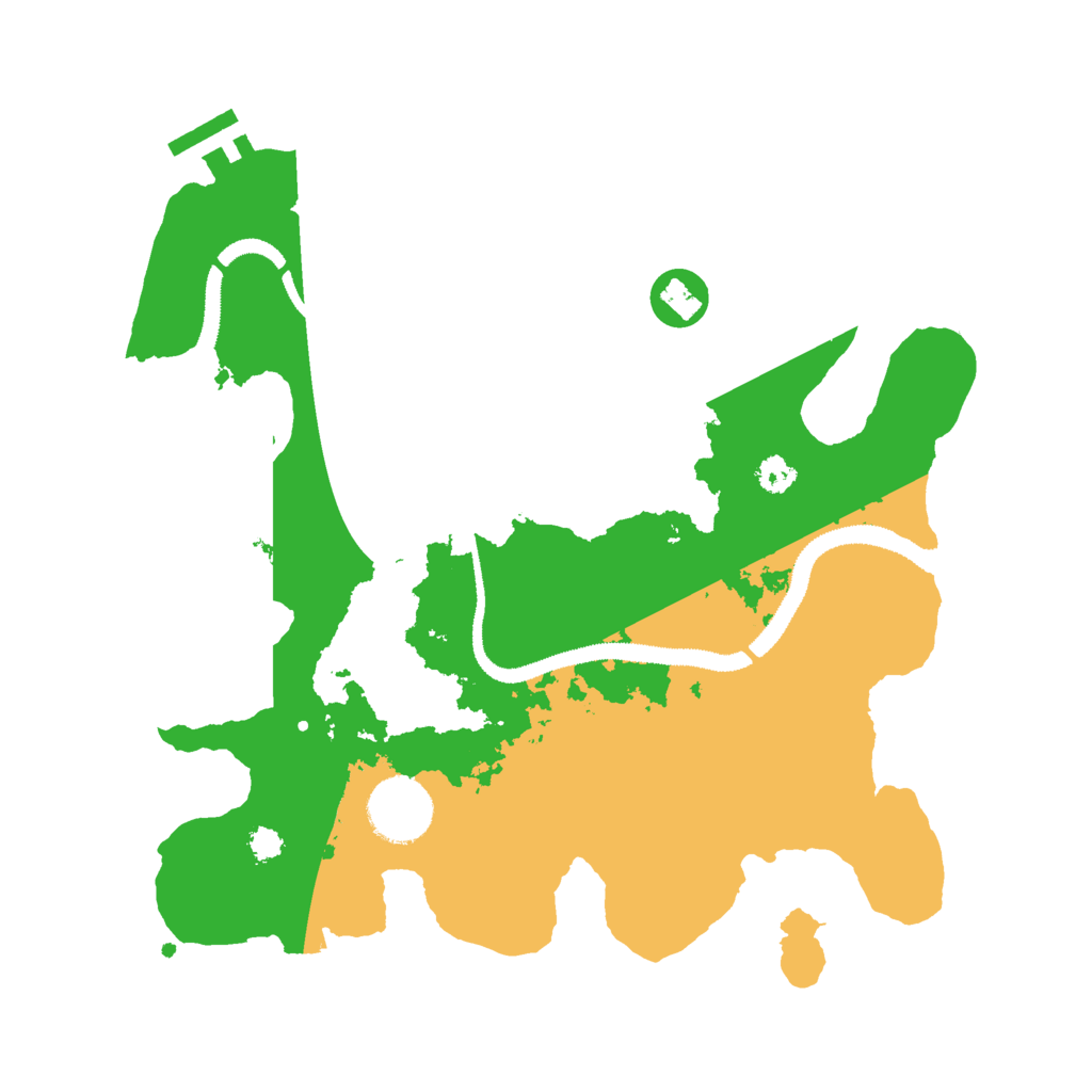 Biome Rust Map: Procedural Map, Size: 3000, Seed: 1009882392
