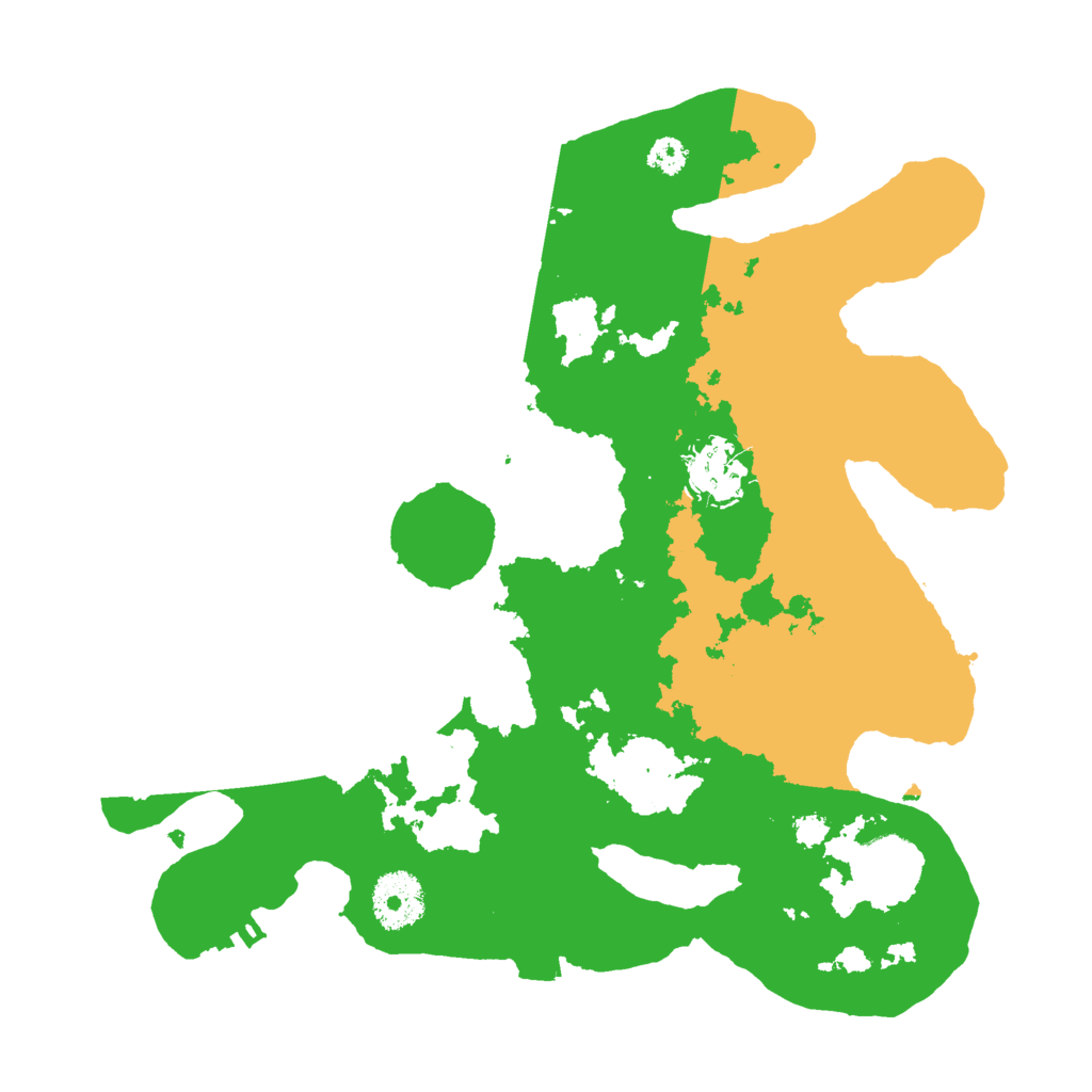 Biome Rust Map: Procedural Map, Size: 3000, Seed: 96891