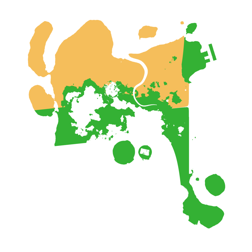 Biome Rust Map: Procedural Map, Size: 3000, Seed: 1185941488
