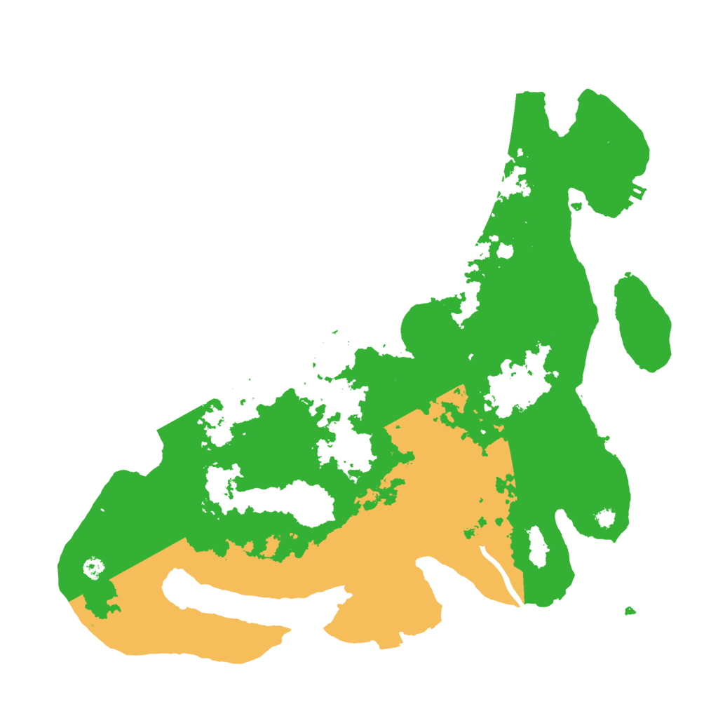 Biome Rust Map: Procedural Map, Size: 3500, Seed: 793510040