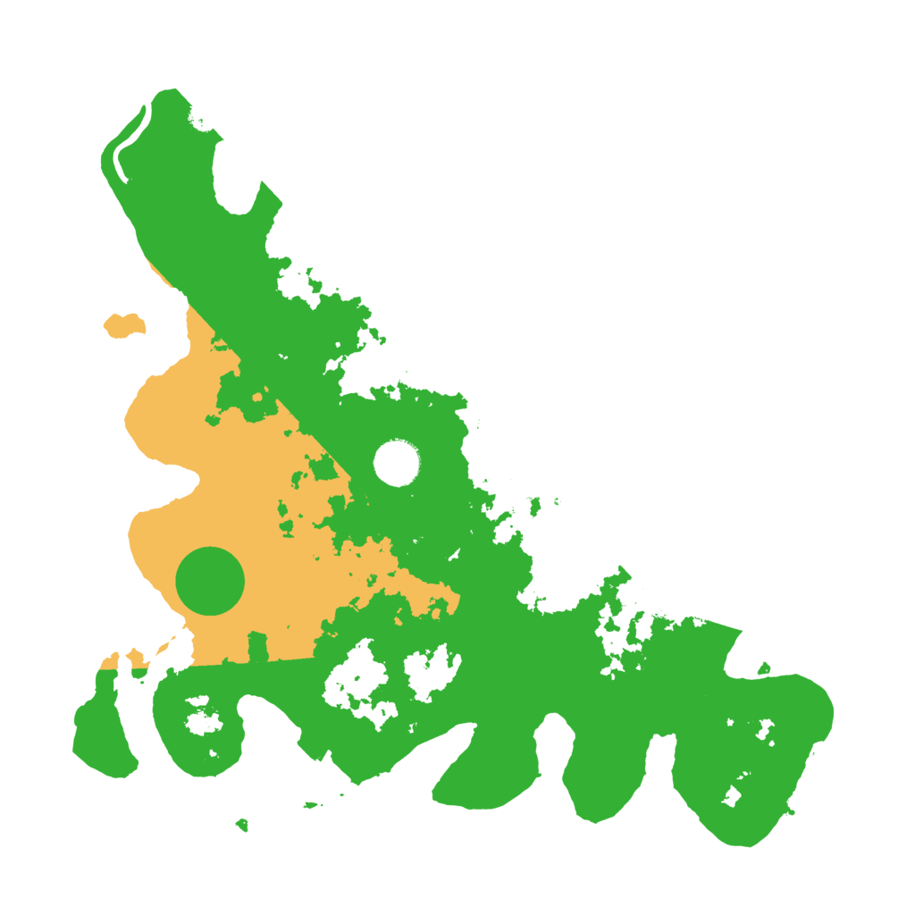 Biome Rust Map: Procedural Map, Size: 3500, Seed: 856110964