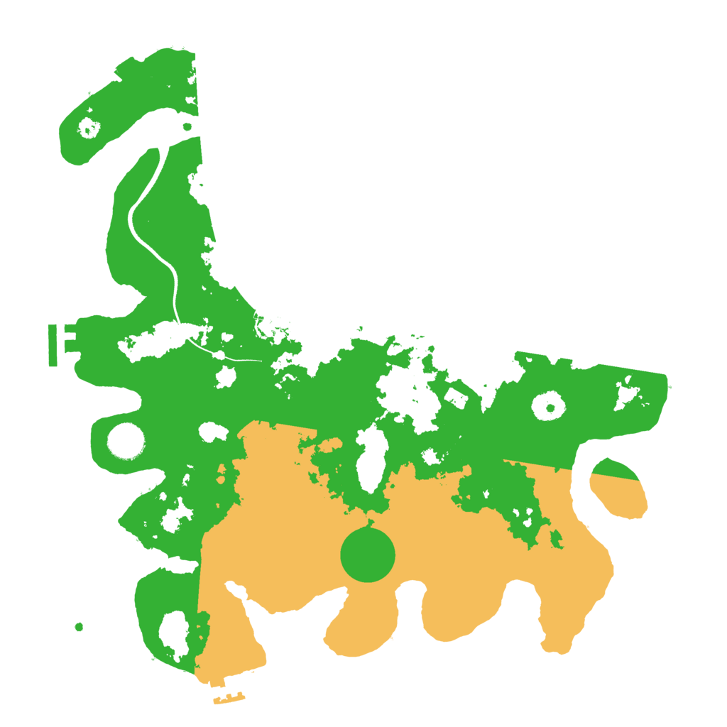 Biome Rust Map: Procedural Map, Size: 3500, Seed: 87508