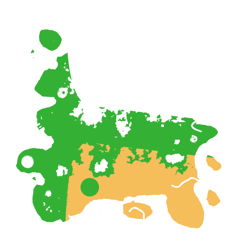 Biome Rust Map: Procedural Map, Size: 3500, Seed: 2067435080