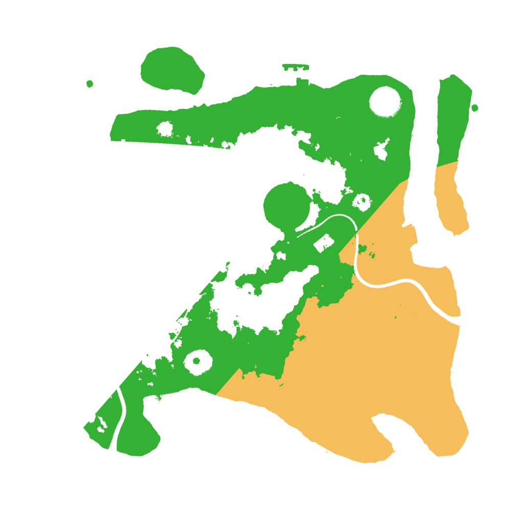 Biome Rust Map: Procedural Map, Size: 3000, Seed: 1209109766