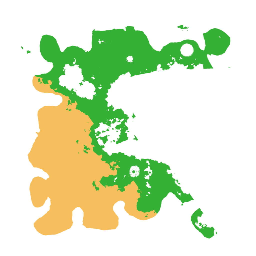 Biome Rust Map: Procedural Map, Size: 3500, Seed: 123215460