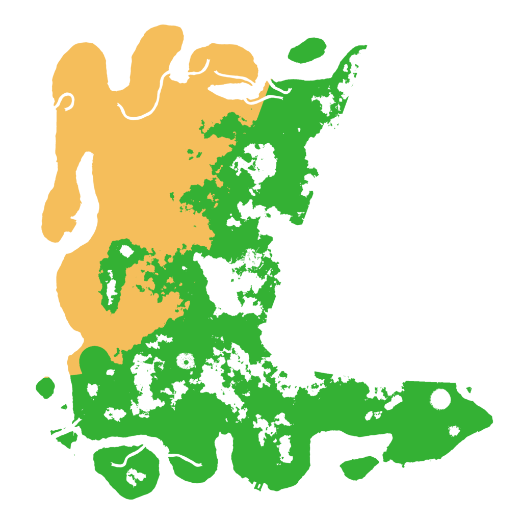 Biome Rust Map: Procedural Map, Size: 4500, Seed: 182145