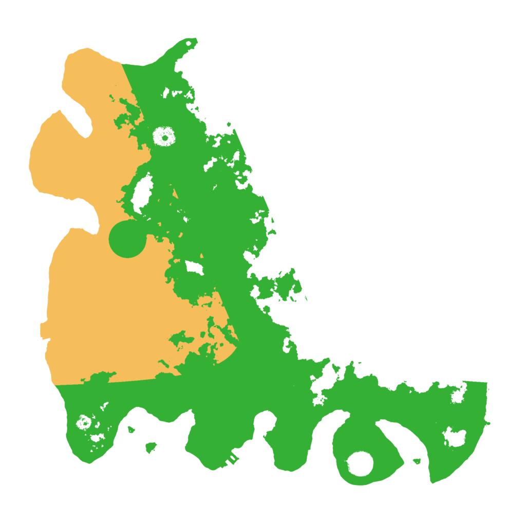 Biome Rust Map: Procedural Map, Size: 3700, Seed: 1234586684