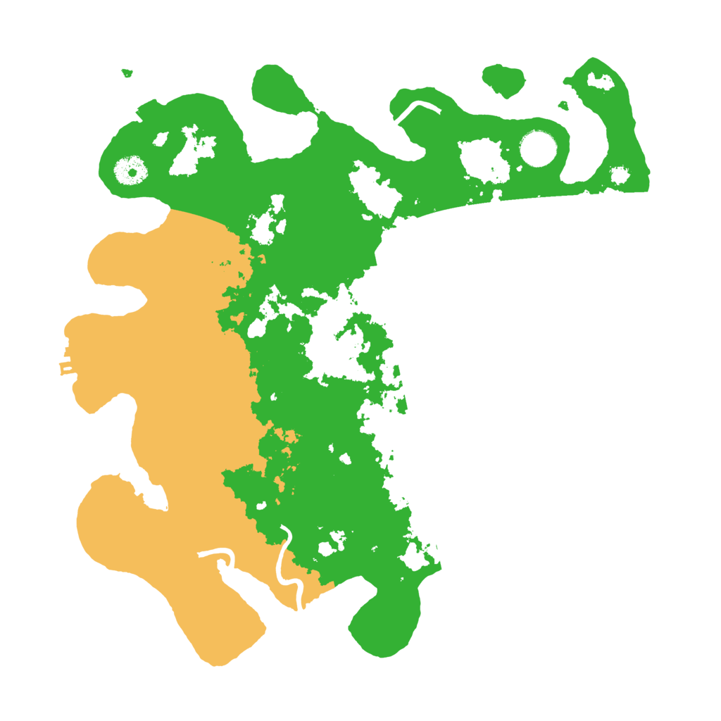 Biome Rust Map: Procedural Map, Size: 3500, Seed: 1704699324