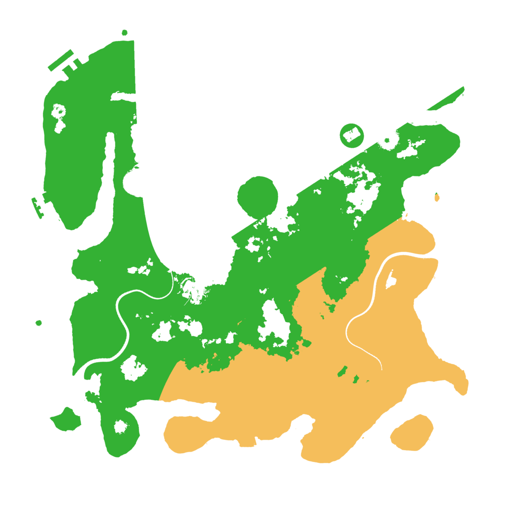 Biome Rust Map: Procedural Map, Size: 3500, Seed: 1214900030