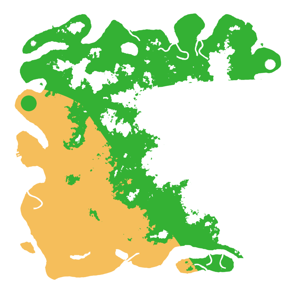 Biome Rust Map: Procedural Map, Size: 5000, Seed: 527279470