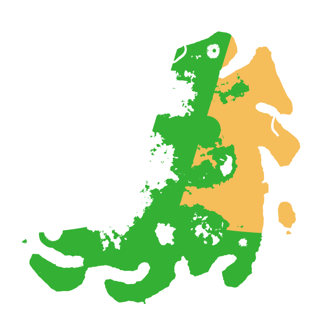 Biome Rust Map: Procedural Map, Size: 3500, Seed: 807685770