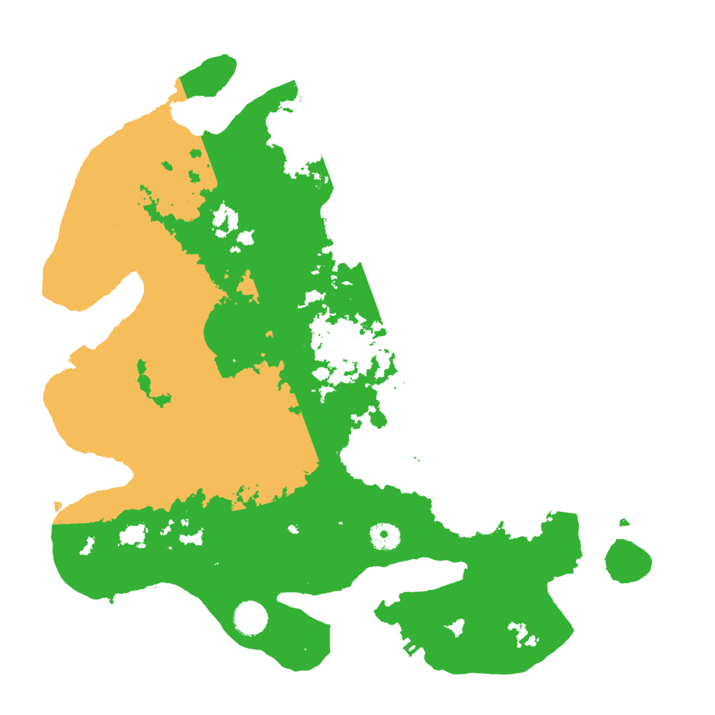 Biome Rust Map: Procedural Map, Size: 3700, Seed: 272393247