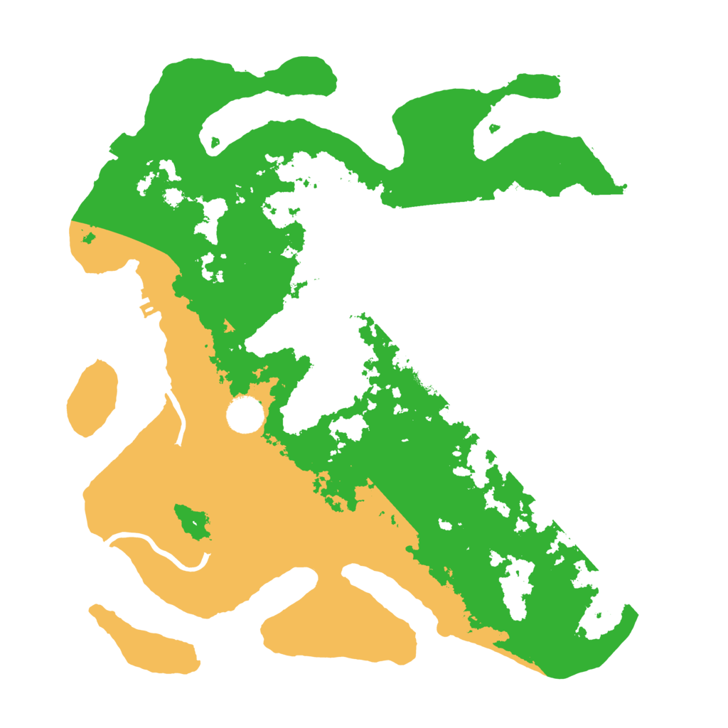 Biome Rust Map: Procedural Map, Size: 3500, Seed: 670713219